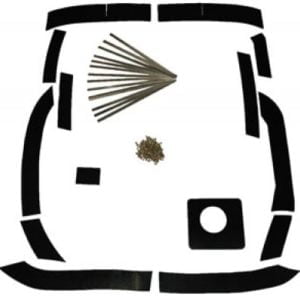 MCFARLANE COWL SAVER BAFFLE SEALS FOR 172R/S CESSNA AIRCRAFT