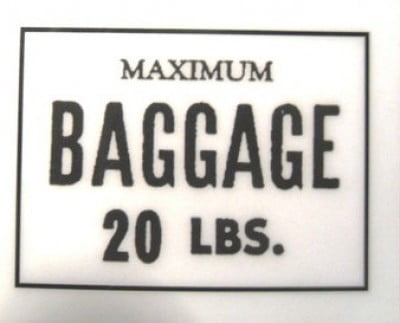 AERONCA 7AC STYLE COCKPIT INTERIOR PLACARDS - Image 5