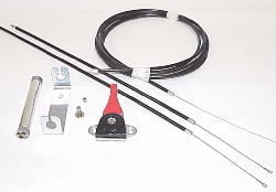 DUAL CARB CHOKE WITH JUNCTION BLOCK & MAGURA 478-12095 COMPACT LEVER