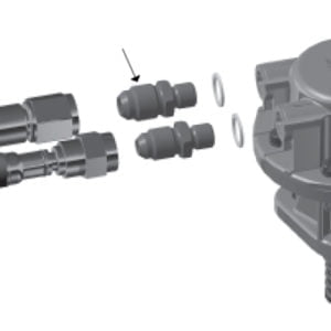 ROTAX ADAPTER AN-6 1/2-20 UNF M10X1 SUCT HOSE