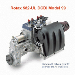 ROTAX 532 | 582 | 618 UL 825-743 DUAL INTAKE SILVER KIT WITH BRACKET