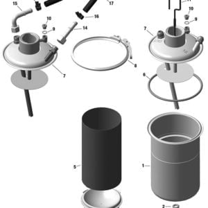 ROTAX 912iS OIL TANK PARTS