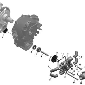 ROTAX 912iS FUEL PUMP ASSEMBLY COVER
