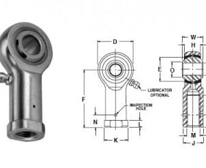HEIM F SERIES FEMALE THREADED ROD ENDS
