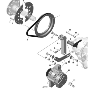 ROTAX 912 | 914 UL EXTERNAL GENERATOR F3A (ALL PARTS OPTIONAL)