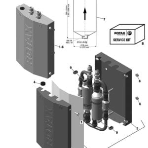 ROTAX 912iS FUEL PUMP ASSEMBLY COVER