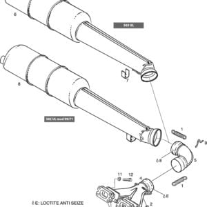 ROTAX 503 | 582 99/17 UL ENGINE EXHAUST SYSTEM CONFIGURATION: STRAIGHT PARTS