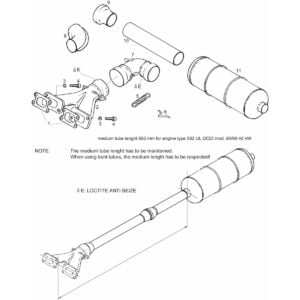 ROTAX 582 UL EXHAUST SYSTEM