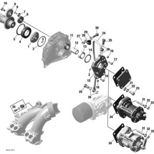 ROTAX 912iS HYDRAULIC GOVERNOR ARRANGEMENT FOR CONSTANT SPEED PROPELLER (OPTIONAL)