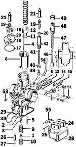 REPLACEMENT PARTS FOR BING TYPE 84 CARBURETOR