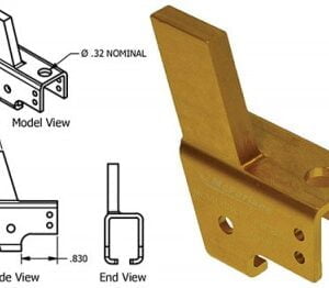 RIGHT SEAT ROLLER HOUSING FOR CESSNA - MC1414104-72