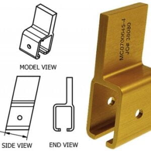 RIGHT SEAT ROLLER HOUSING FOR CESSNA - MC0700645-4