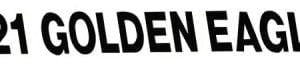 421 GOLDEN EAGLE DECAL - BLACK