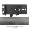 ADJUSTABLE JACK PAD FOR CESSNA SPRING STEEL LANDING GEAR & FIXED GEAR