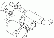 ROTAX 978-650 AFTER MUFFLER KIT