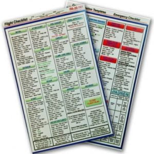 DURABLE CESSNA FLIGHT CHECKLISTS
