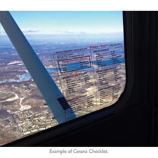 THRU-VIEW EMERGENCY CHECKLIST - BONANZA - Image 3