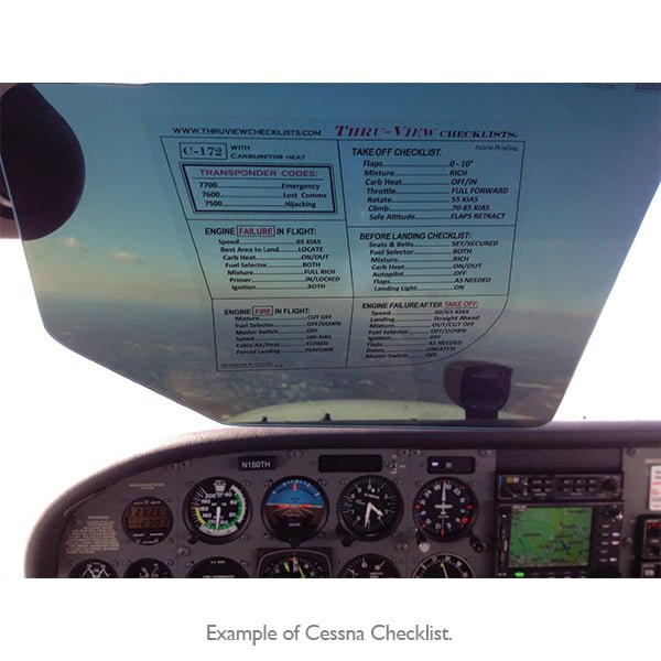 THRU-VIEW EMERGENCY CHECKLIST - BONANZA - Image 4