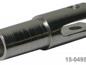 Overview Special 3/16" dia. bolt with drilled shank. With hex nuts and washers. Use instead of “bug” nut.