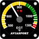 AVIASPORT ROTAX 582 EGT GAUGE FAHRENHEIT – 2 1/4 INCH