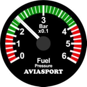 ROTAX 912 IM-565 2 INCH FUEL PRESSURE 0-8 PSI KIT