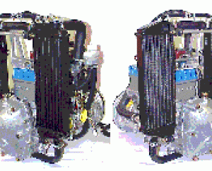 ROTAX 881-433 DUAL RADIATOR SET