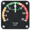 AVIASPORT ROTAX 912 EGT GAUGE FARENHEIT – 2 1/4 IN.