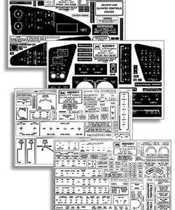 INTERIOR PLACARD KITS FOR BEECHCRAFT