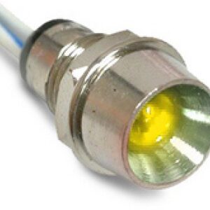 ELECTRONICS INTERNATIONAL AL-1 YELLOW CHROME ANNUNCIATOR LIGHT