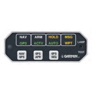 MID-CONTINENT AVIONICS ANNUNCIATION CONTROL UNIT HORIZONTAL FOR GPS 155XL/GNC 300XL