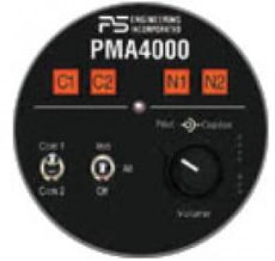 PS ENGINEERING PMA 4000 PANEL MOUNTED AUDIO PANEL / INTERCOM - TSO FOR CERTIFIED AIRCRAFT - Image 2