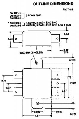 DORNE TRIPLEXER / DUAL VOR / SINGLE GS, MODEL DM H23-1 - Image 2