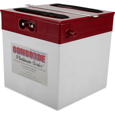 CONCORDE RG-380E/44 SEALED LEAD ACID AIRCRAFT BATTERY