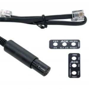 ACK E-04 HARDWARE PLACARD DIN PLUG AUDIO ALERT CABLE