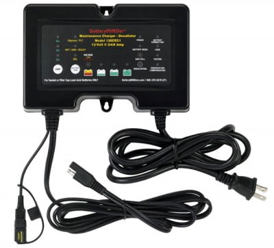 BATTERYMINDER 128CEC1: 12VOLT 2/4/8 AMP BATTERY CHARGER / MAINTAINER / DESULFATOR
