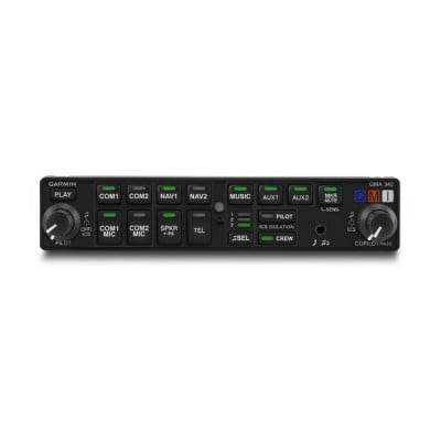 GARMIN GMA 342 AUDIO PANEL WITH 3.5 MM AUDIO JACK FAA TSO