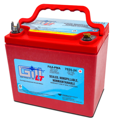 GILL® 7025-24 LT SUPER CAPACITY SEALED LEAD ACID BATTERY