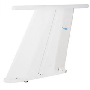 COMANT SAR TRI-BAND SINGLE PORT BLADE ANTENNA - VHF/UHR - WHITE