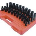 SUNEX 1/2-INCH DRIVE 39 PC METRIC MASTER IMPACT SOCKET SET