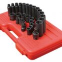 SUNEX 3/8 INCH DRIVE MASTER 29 PIECE METRIC IMPACT SOCKET SET