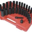 SUNEX 3/8 IN DRIVE 28 PC SAE METRIC MASTER DOUBLE DEEP IMPACT SOCKET SET