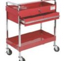 SUNEX SERVICE CART WITH LOCKING TOP & DRAWER