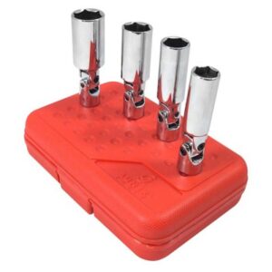 SUNEX 4 PC 3/8 IN DRIVE UNIVERSAL SPARK PLUG SOCKET SET