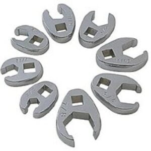 SUNEX 8 PIECE FLARE NUT CROWFOOT WRENCH SET