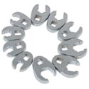 SUNEX 10 PIECE METRIC FLARE NUT CROWFOOT WRENCH SET