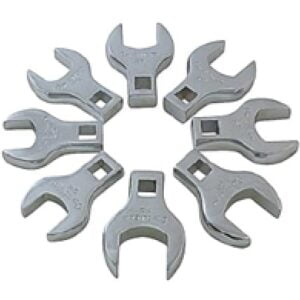 SUNEX 8 PIECE METRIC JUMBO STRAIGHT CROWFOOT WRENCH SET