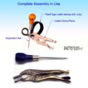 CUSHIONED CABLE CLAMP (ADEL CLAMP) INSTALLATION PLIERS