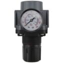 MILTON REGULATOR 3/8 NPT 220 PSI WITH 5-120 PSI GAUGE