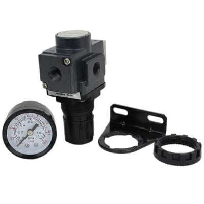 MILTON REGULATOR 1/8 NPT MINI WITH 5-120 PSI GAUGE - Image 3