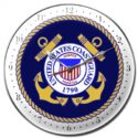 WARBIRD WALL CLOCK U.S. COAST GUARD